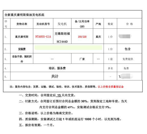 我司與東方消防支隊供應(yīng)柴油發(fā)電機合作成功